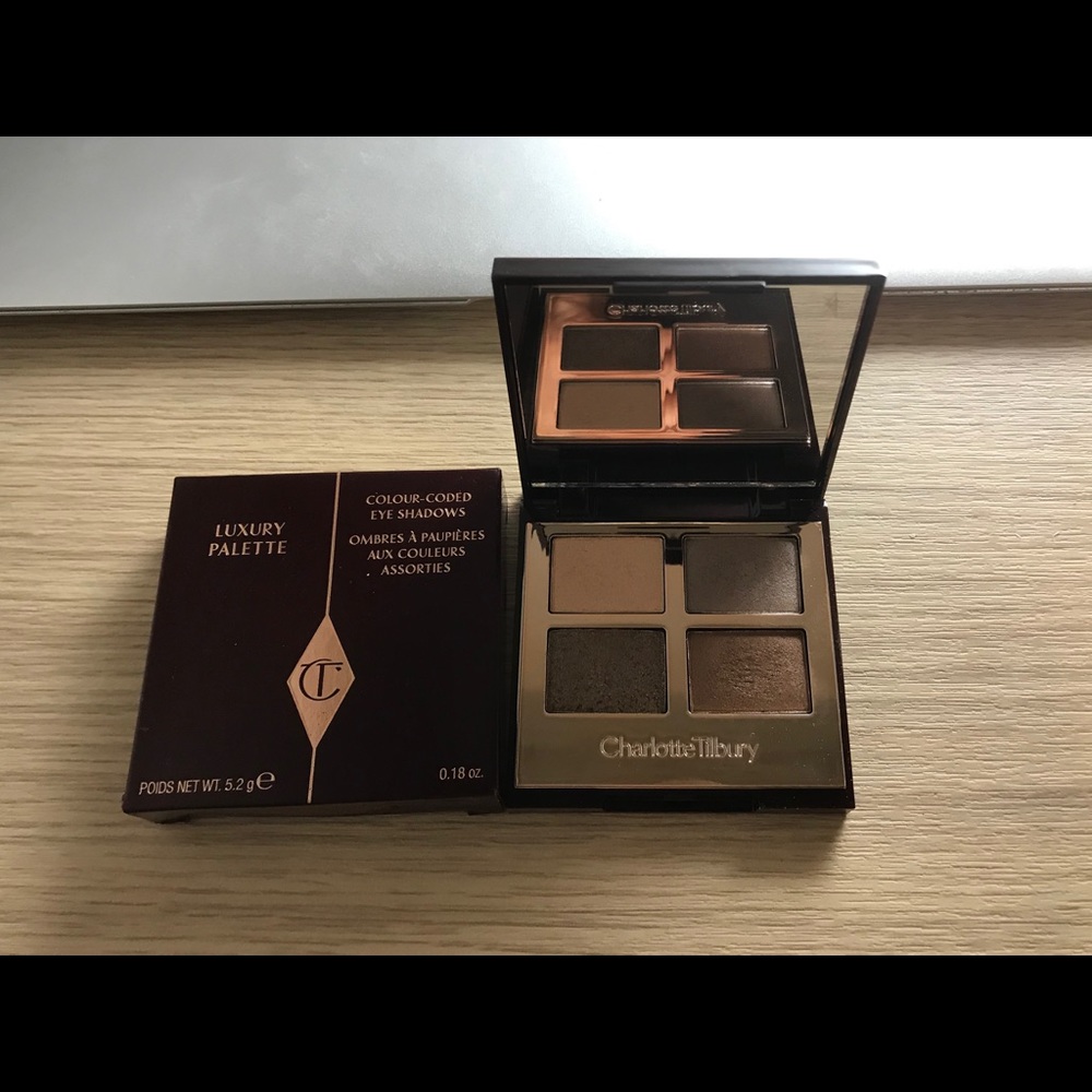 Charlotte tilbury eyeshadow quad golden goddess